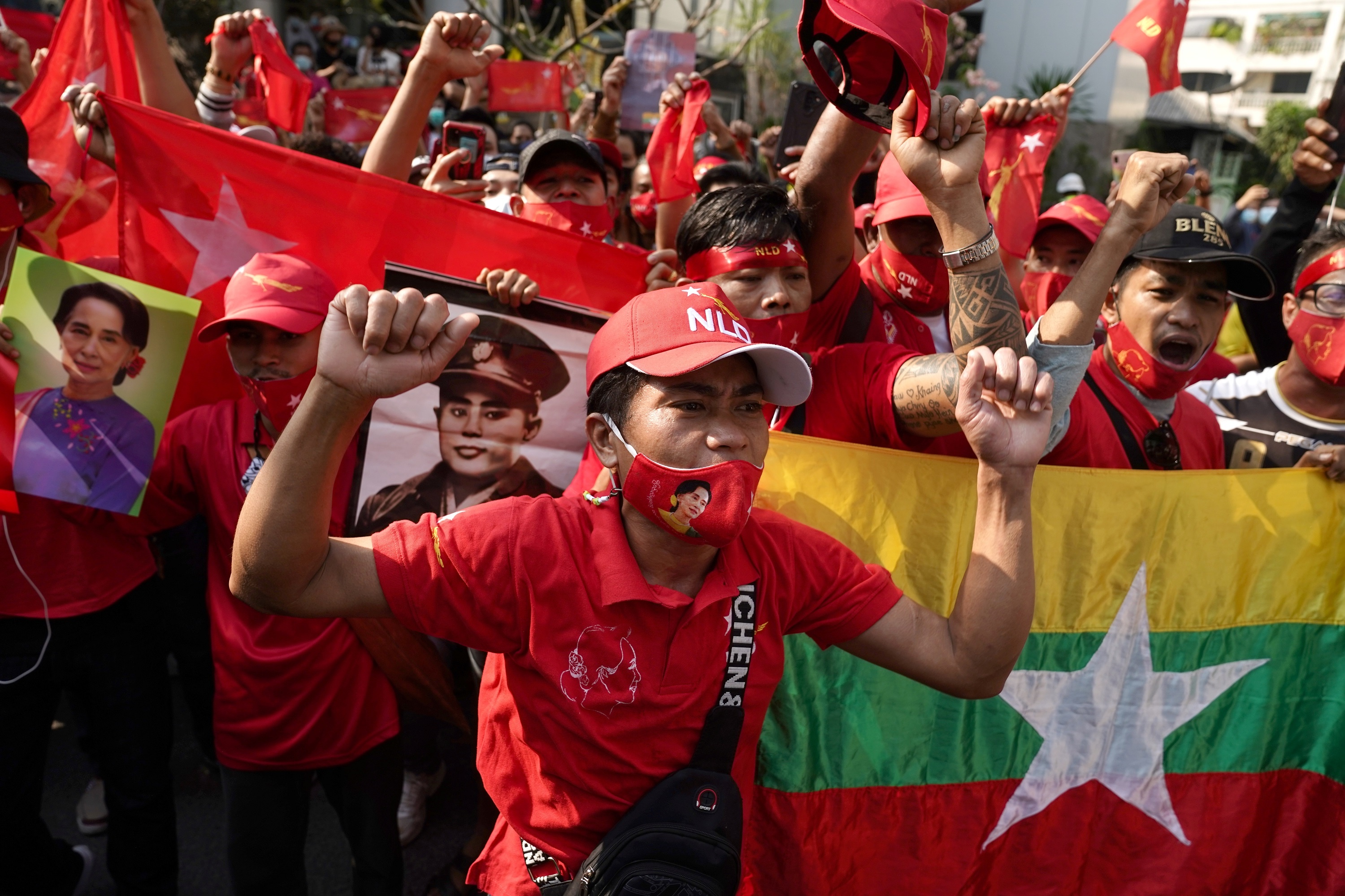 bieu tinh Myanmar anh 7