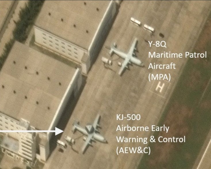 Tau, may bay trinh sat Trung Quoc xuat hien phi phap o Da Chu Thap hinh anh