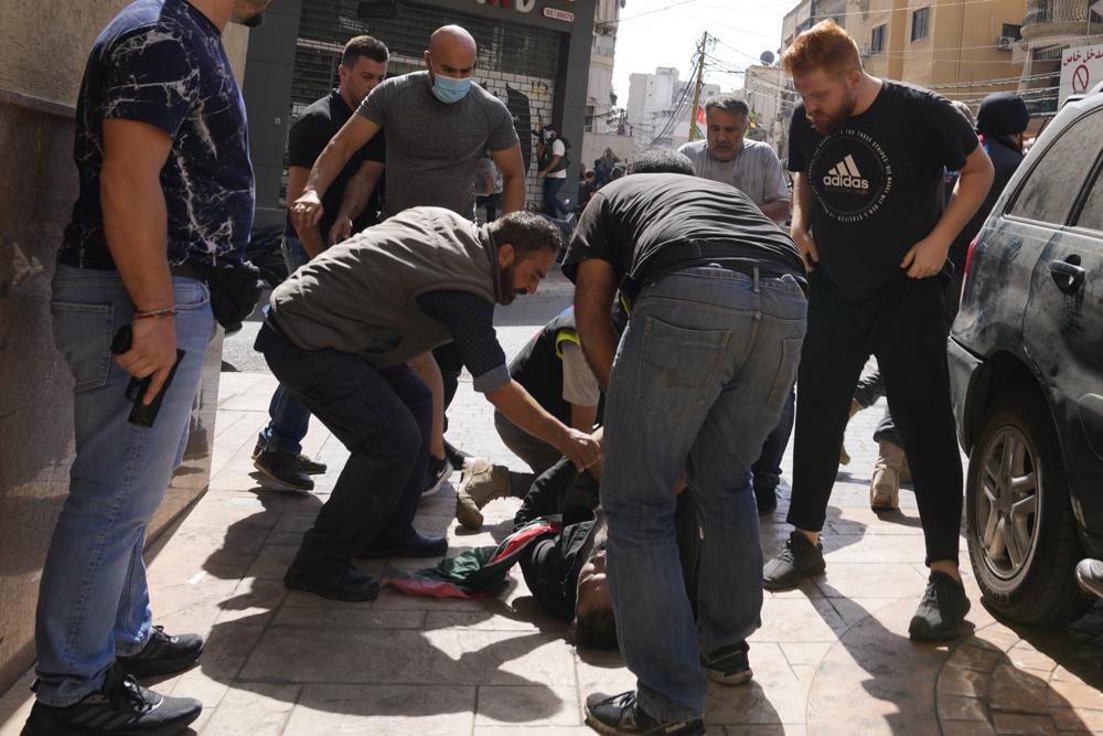 bieu tinh Beirut anh 10