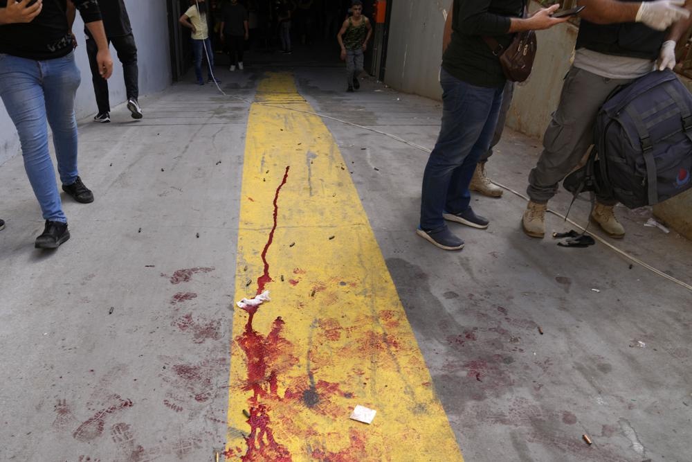 bieu tinh Beirut anh 5