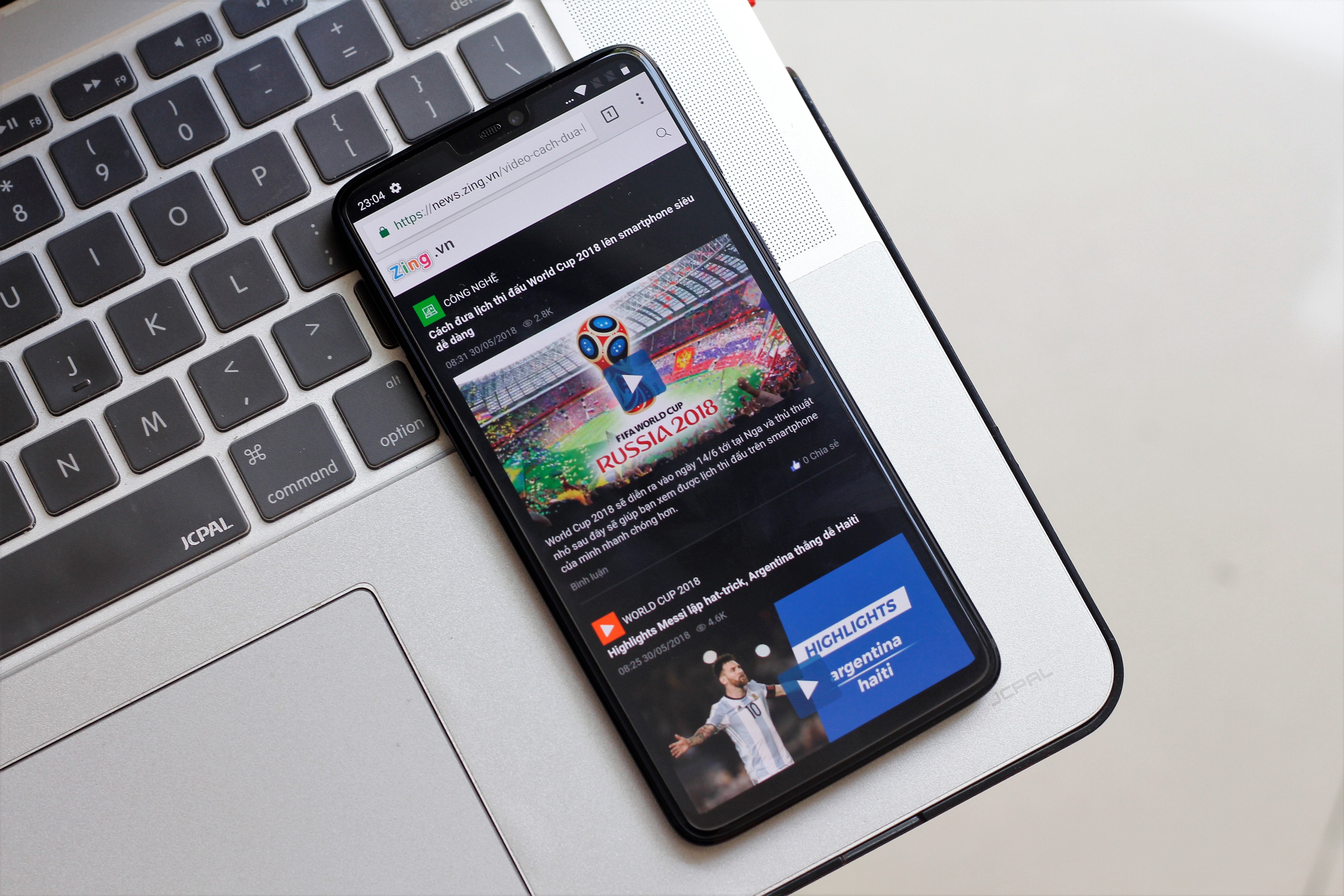 Mo hop va trai nghiem OnePlus 6 anh 4