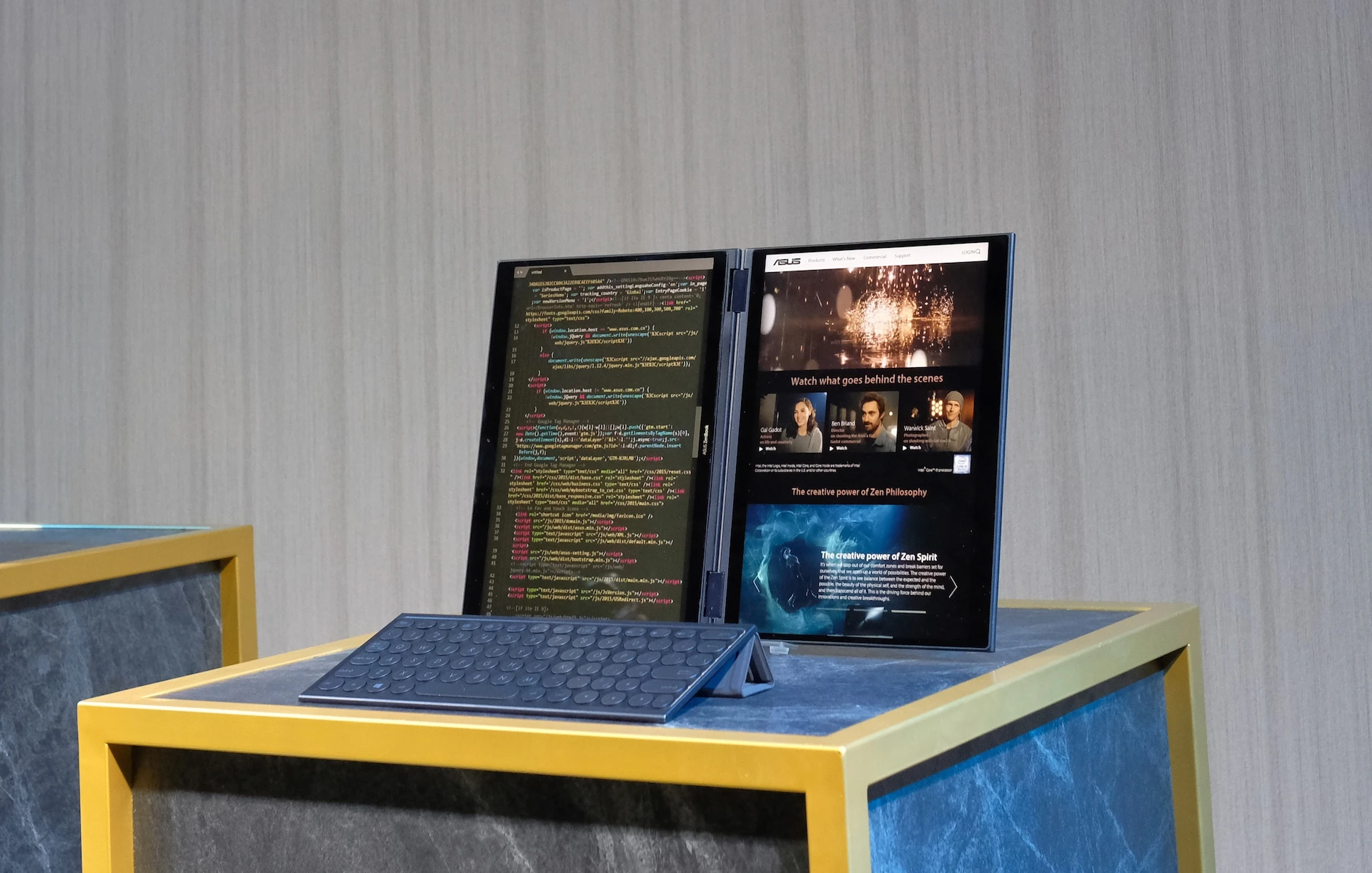 Asus gioi thieu laptop 2 man hinh anh 2