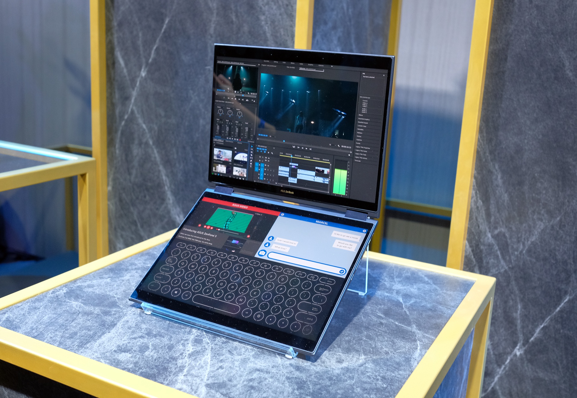 Asus gioi thieu laptop 2 man hinh anh 3