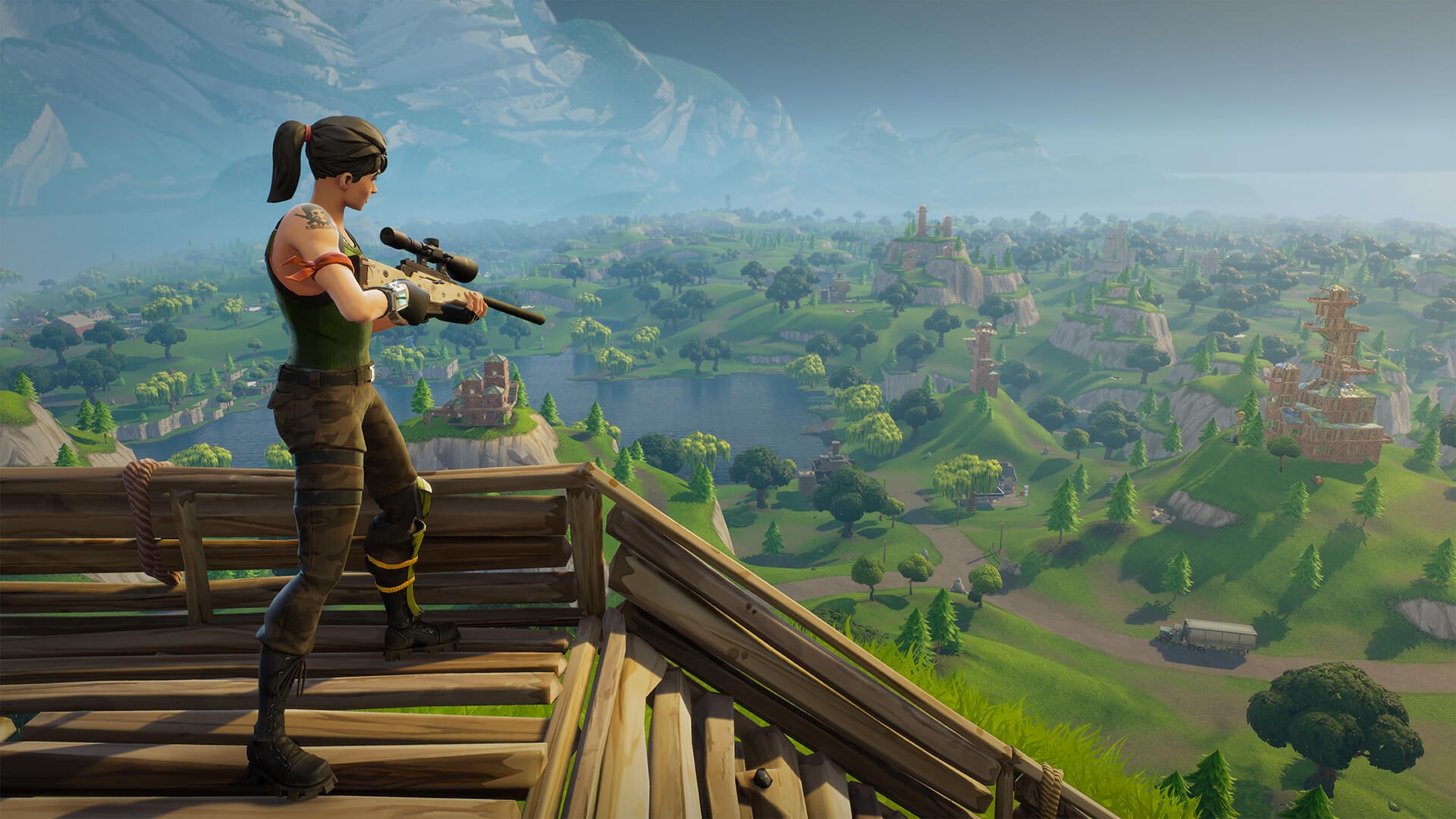 Tua game Fortnite se cap ben Android, doc quyen tren Galaxy Note9 hinh anh