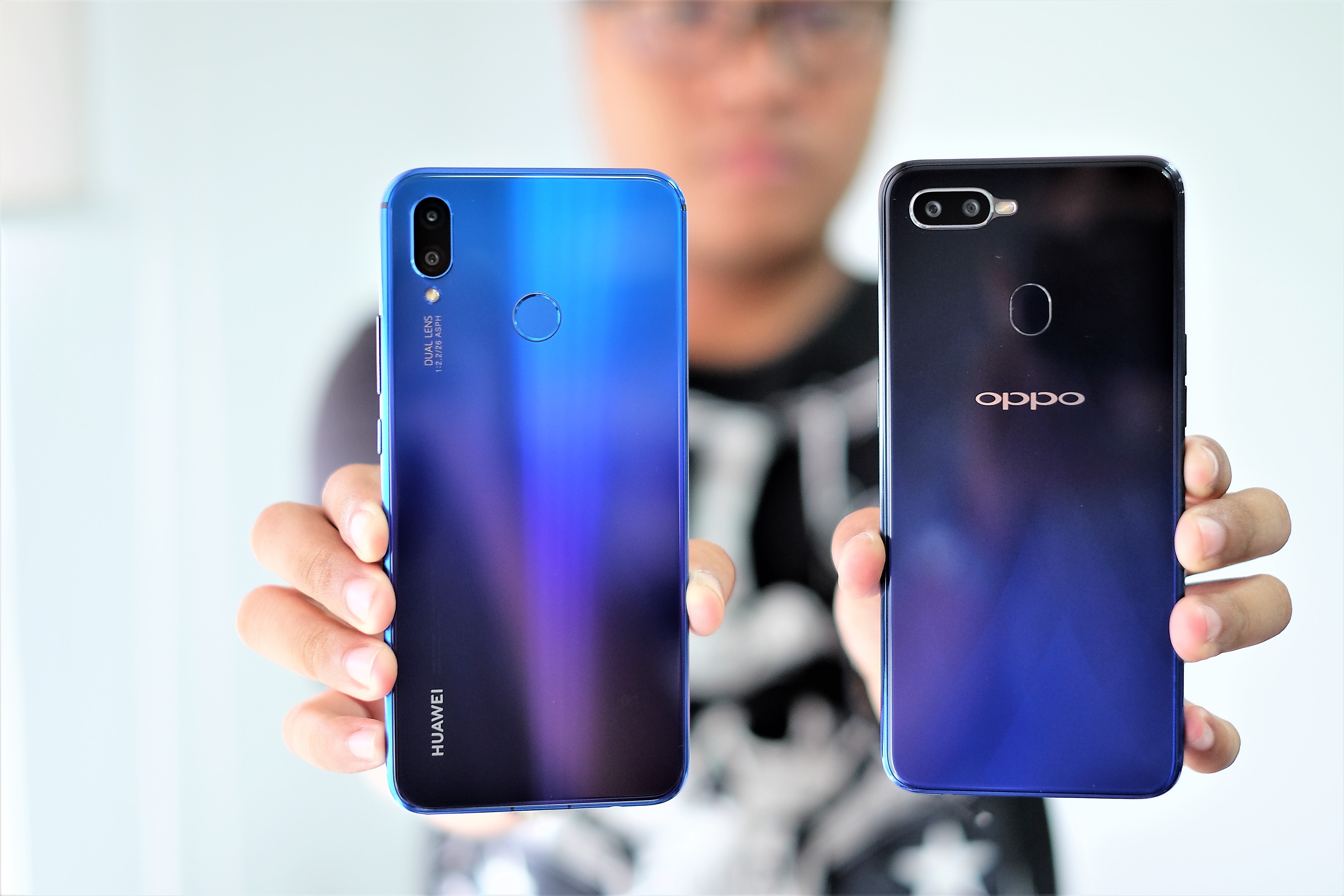 So sanh Oppo F9 voi Huawei nova 3i anh 4