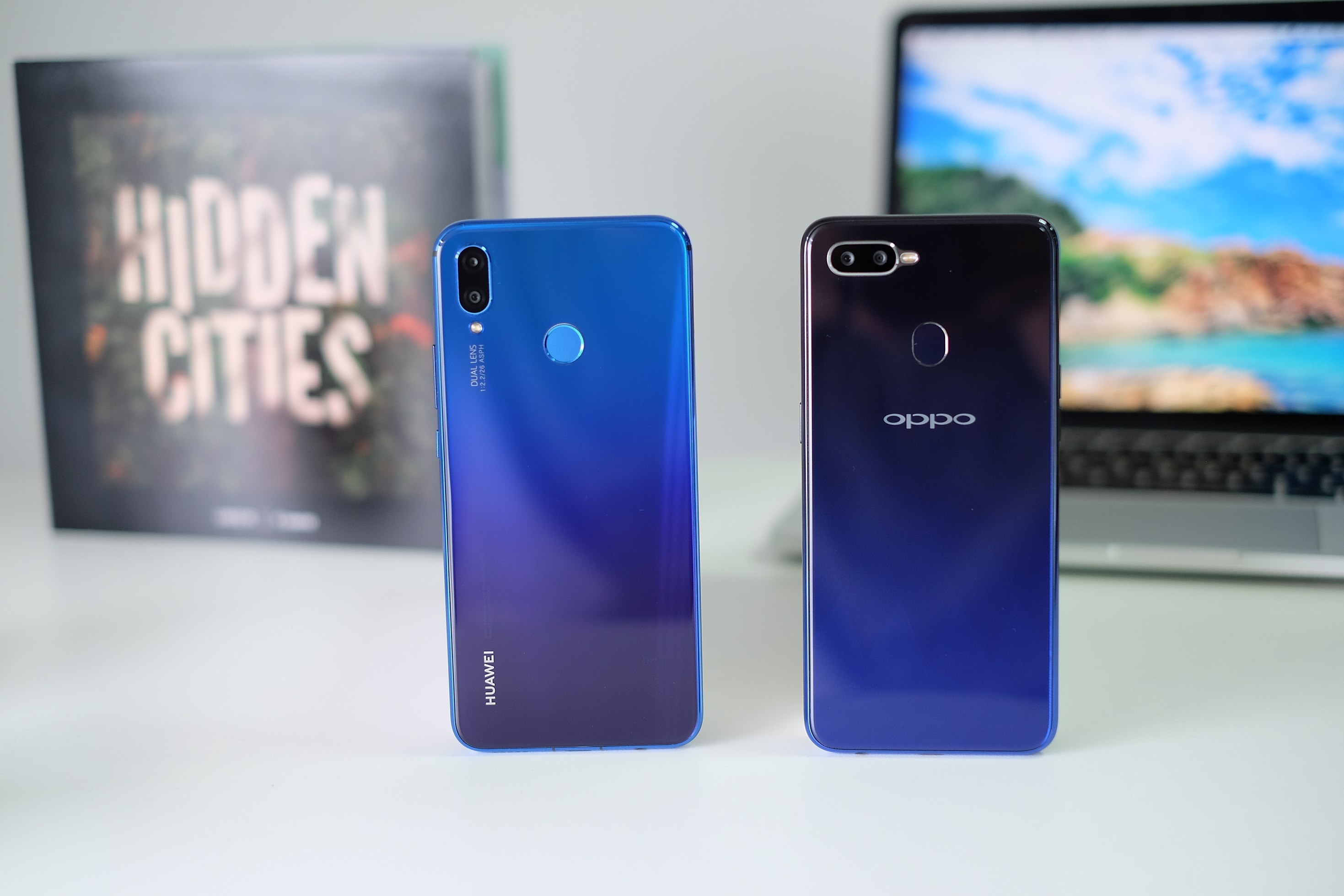 So sanh Oppo F9 voi Huawei nova 3i anh 1
