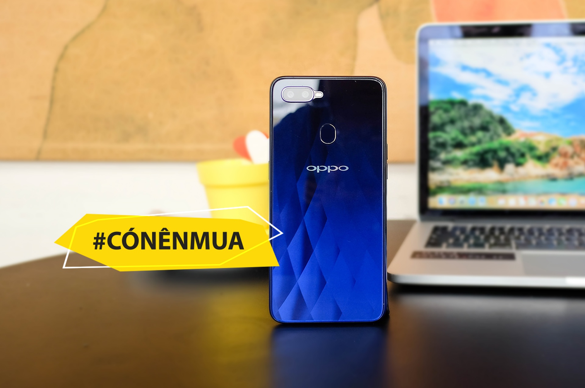 #Conenmua Oppo F9: Smartphone danh cho nu gioi hinh anh