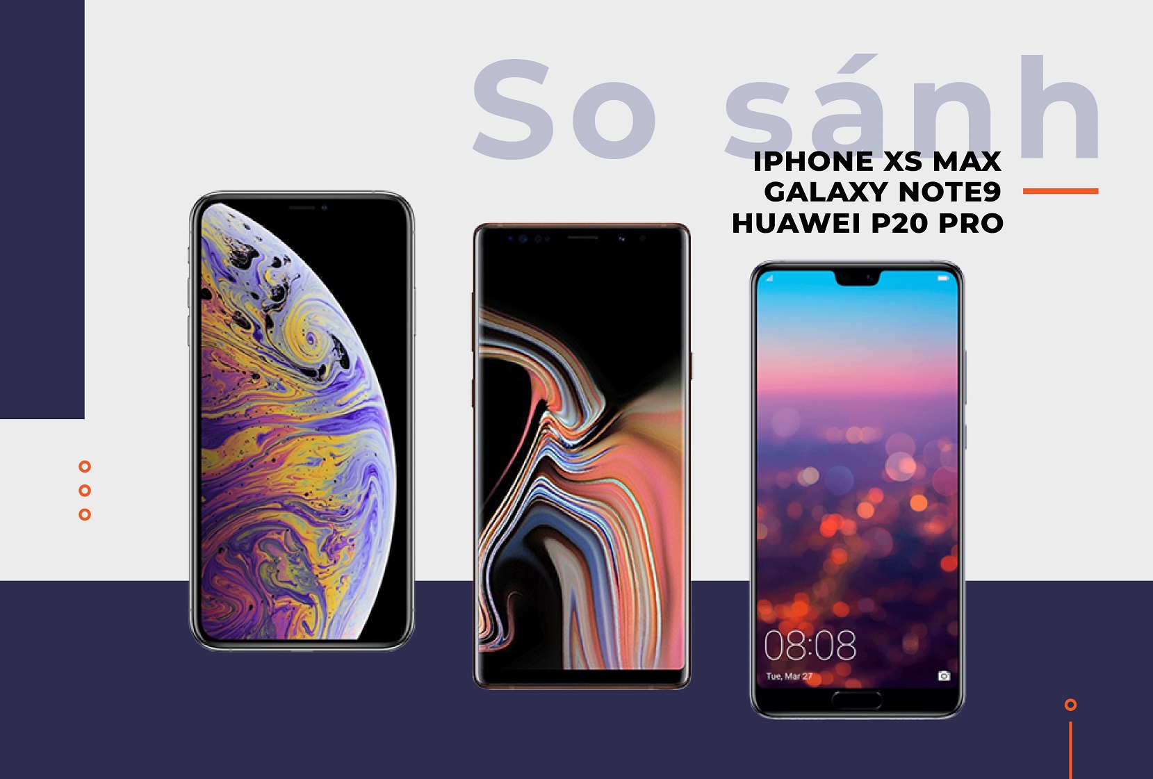 iPhone XS Max, Galaxy Note9 va Huawei P20 Pro - ngoi vuong ve tay ai? hinh anh