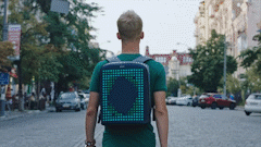 Balo thong minh co man hinh LED hinh anh