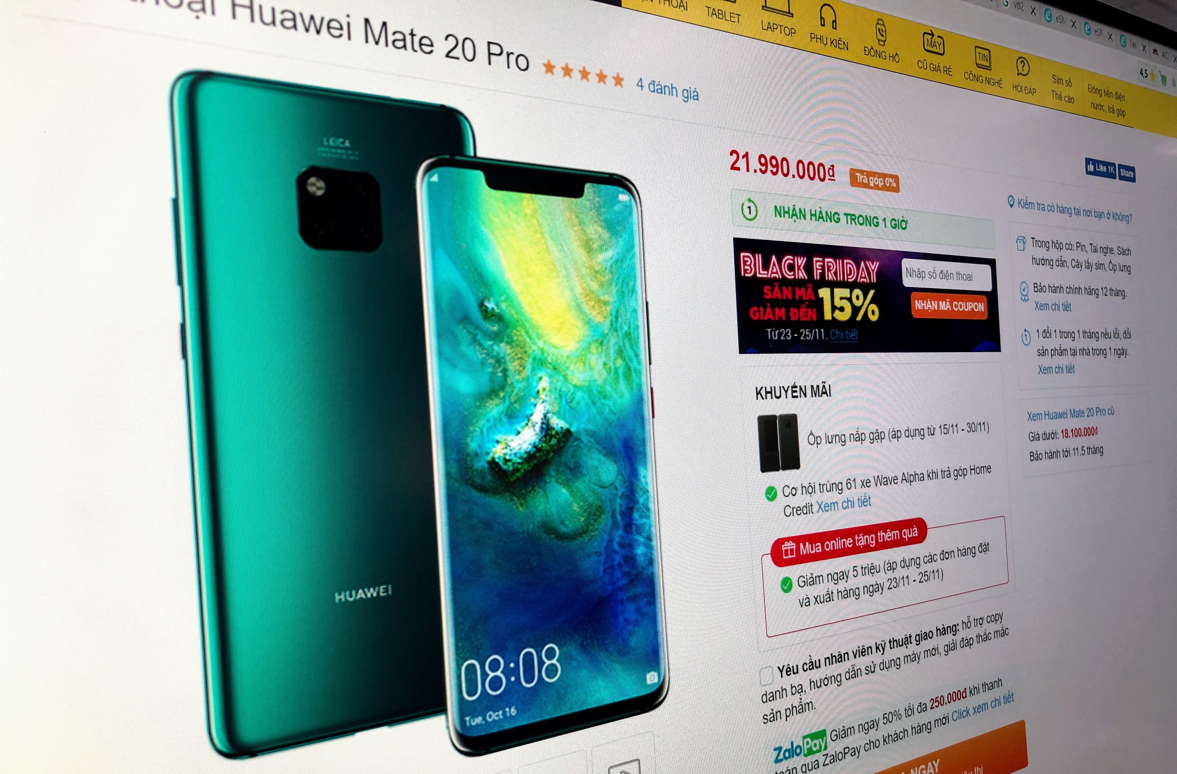 Loat smartphone giam hang trieu dong dip Black Friday o VN hinh anh