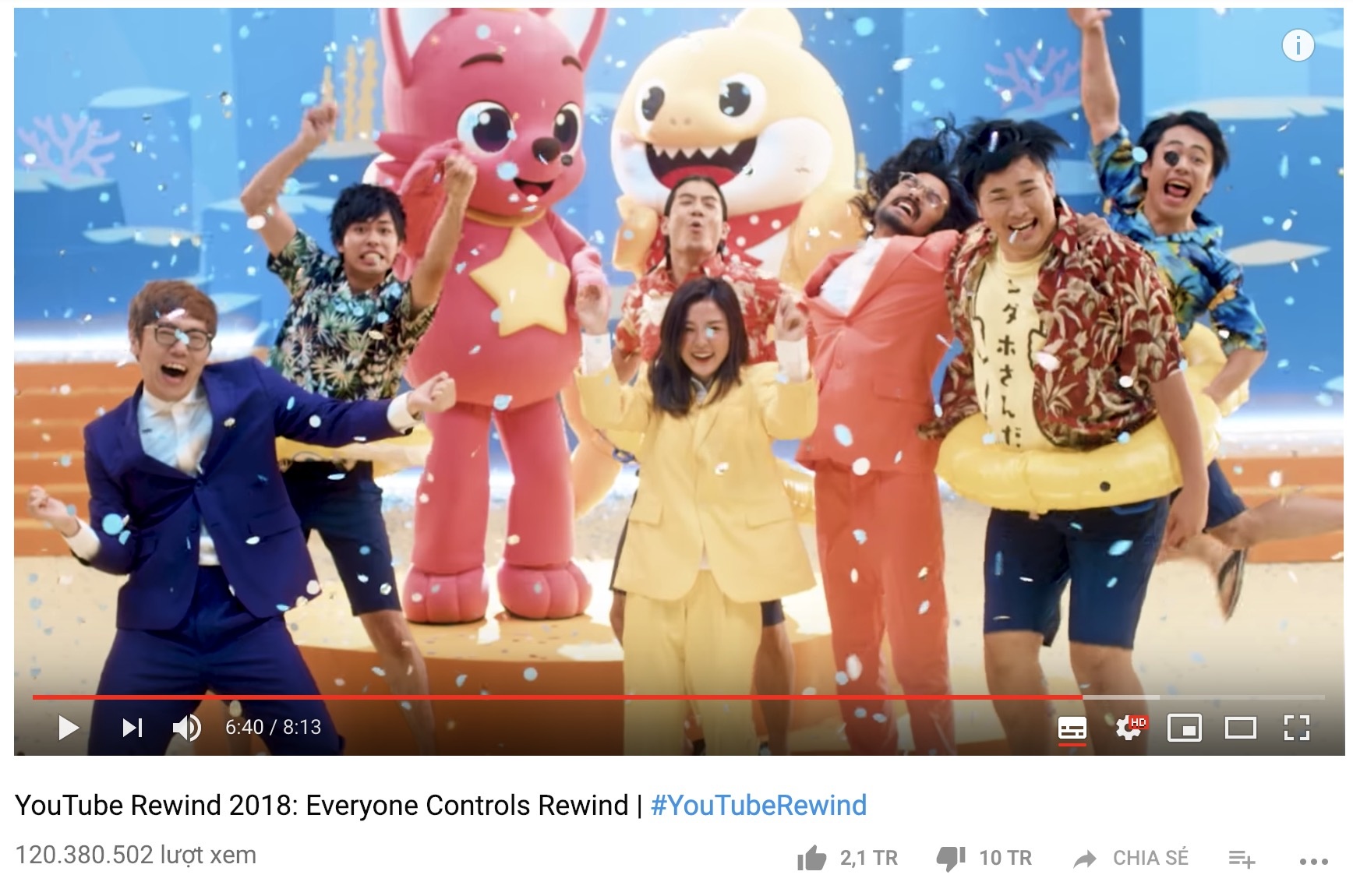 YouTube Rewind 2018 bị dislike ảnh 1 YouTube Rewind 2018 bi dislike anh 1