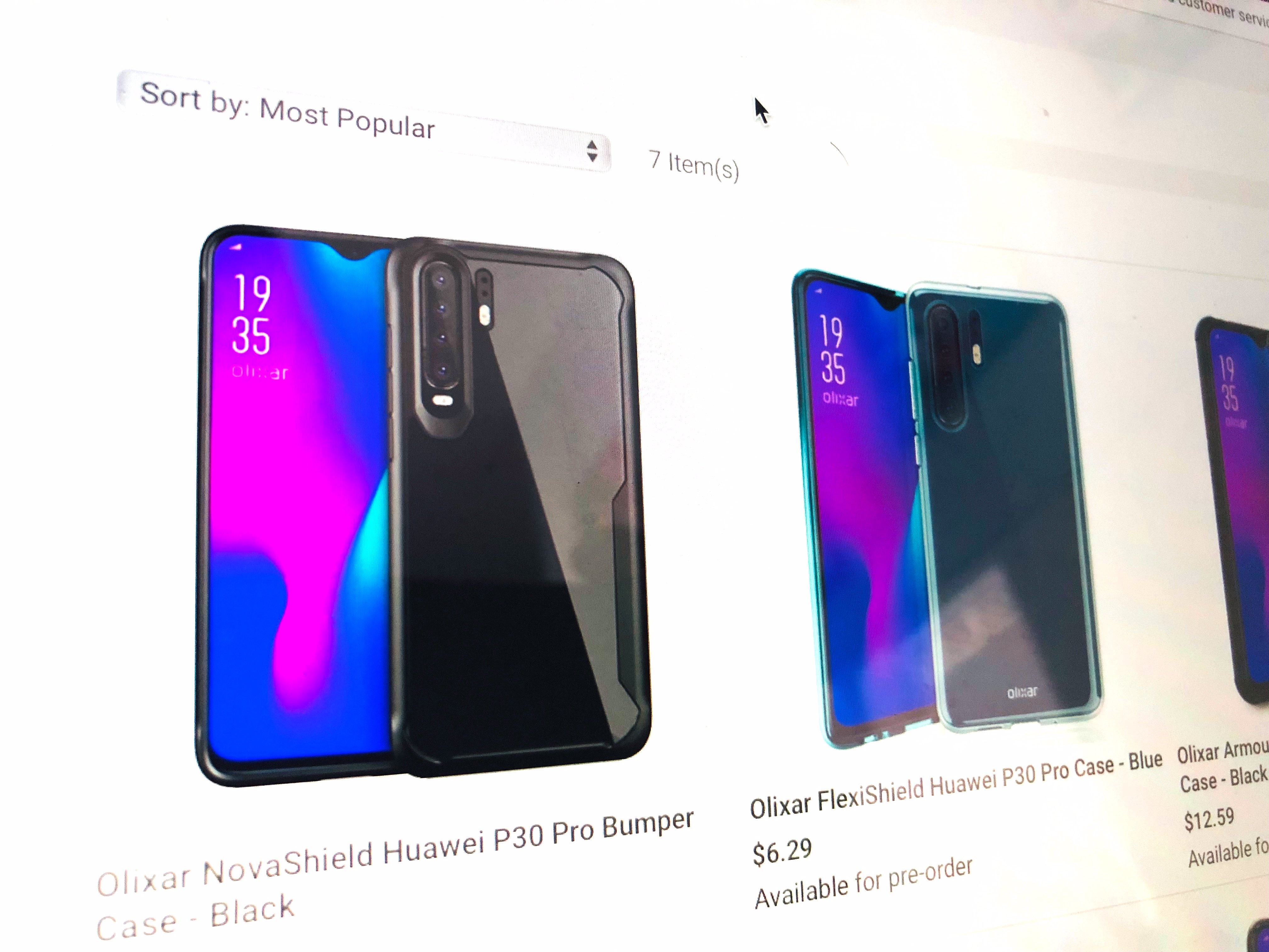 Huawei P30 Pro lo dien voi 4 camera sau hinh anh