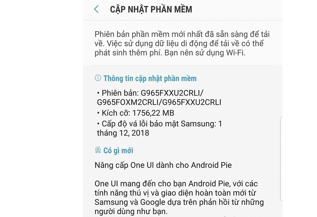 Giao dien One UI tren Galaxy S9 anh 1