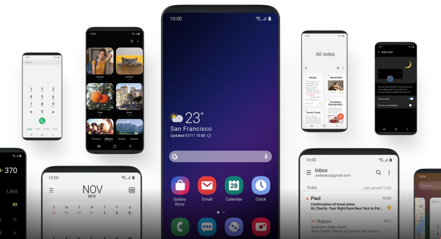 Nguoi dung Galaxy S9 va S9+ da co the cap nhat One UI moi hinh anh