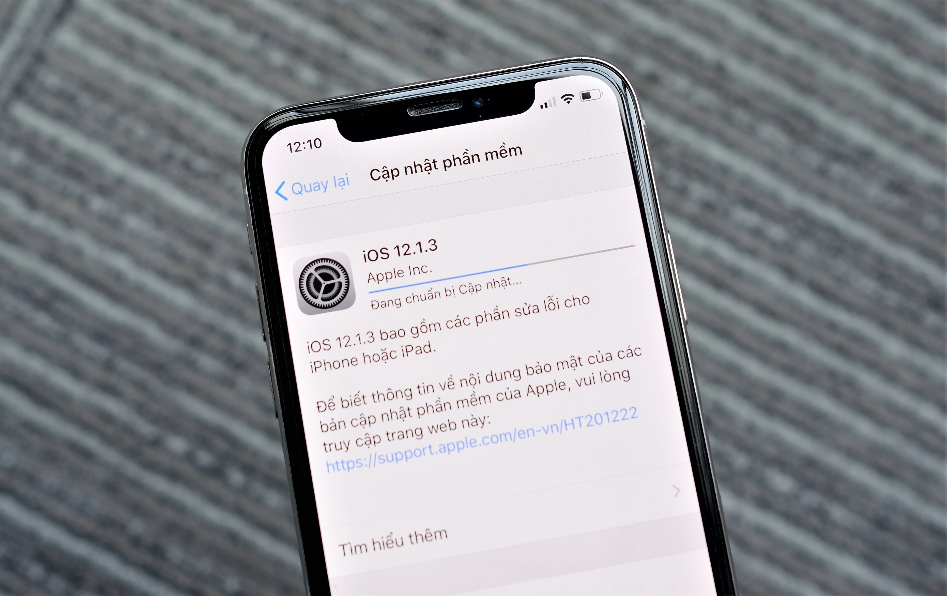 Da co the tai ban cap nhat iOS 12.1.3 cho iPhone, iPad hinh anh