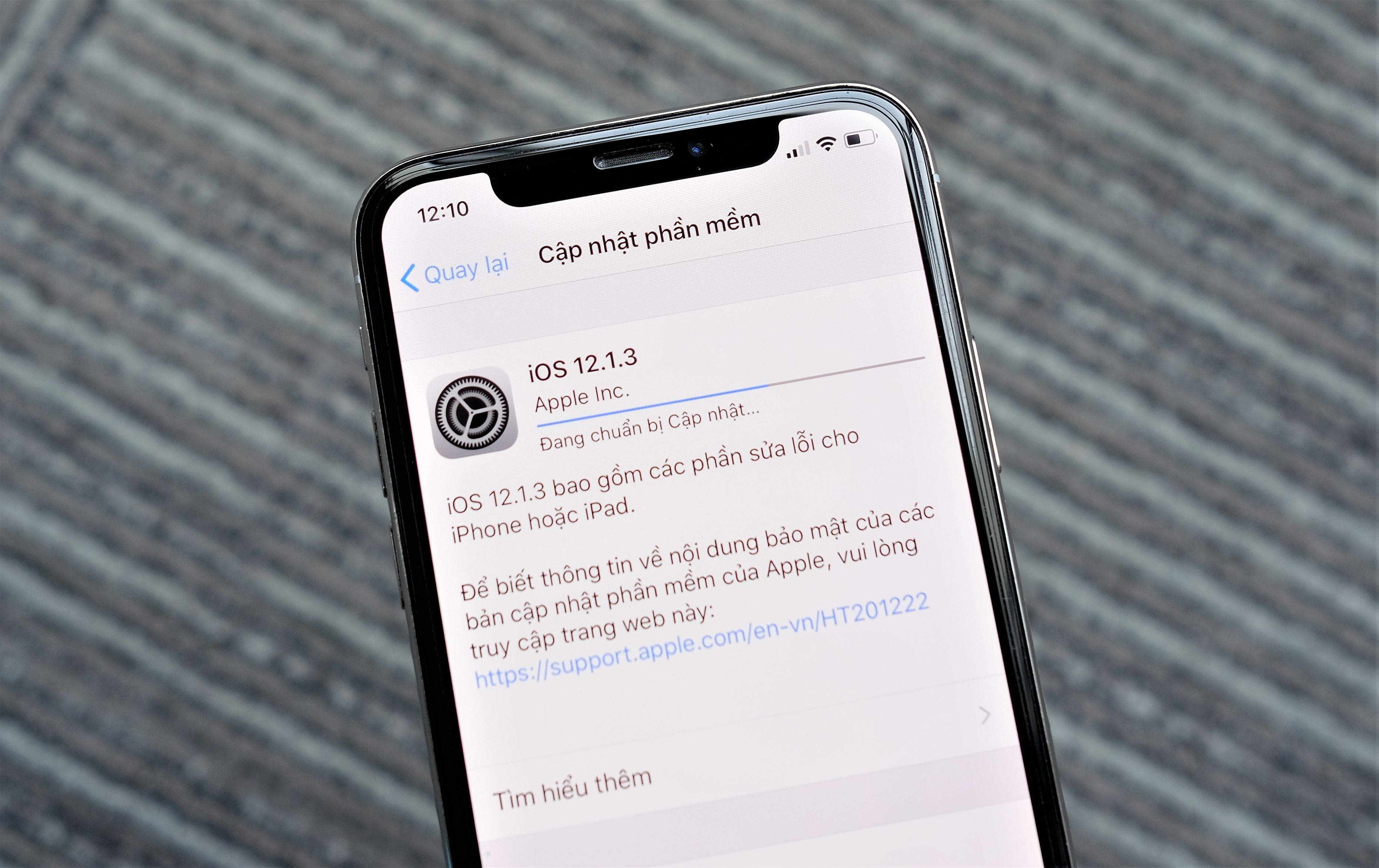 Ban cap nhat iOS 12.1.3 anh 1
