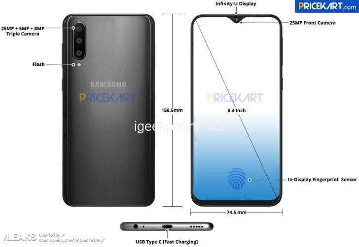 Galaxy A50 lộ diện ảnh 1 Galaxy A50 lo dien anh 1