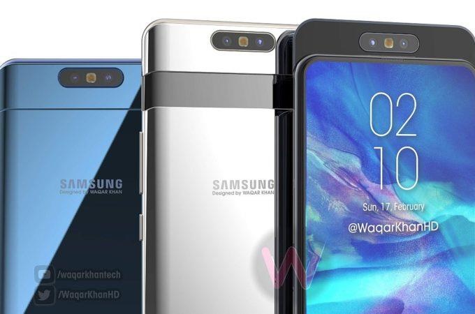 Galaxy A90 se co camera truot xoay dau tien hinh anh