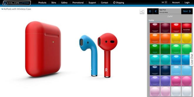 AirPods 2 với nhiều phiên bản màu sắc ảnh 1 AirPods 2 voi nhieu phien ban mau sac anh 1