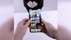 Xuat hien video iPhone man hinh gap hinh anh