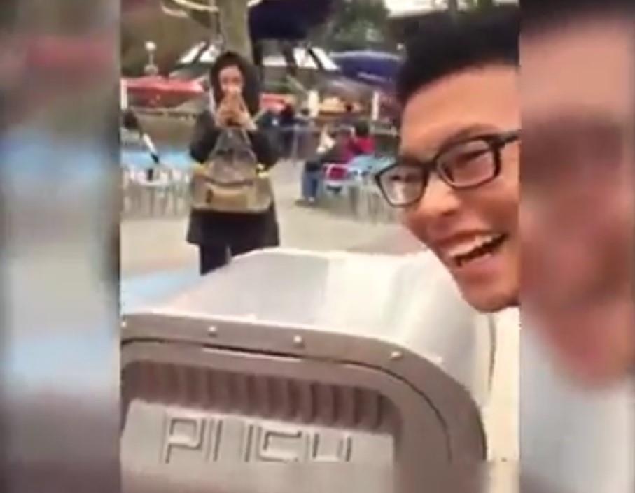 Khi thung rac biet tha thinh o Trung Quoc hinh anh