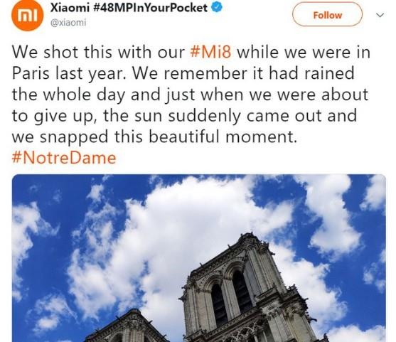 Xiaomi bi chi trich vi dang anh Nha tho Duc Ba anh 1