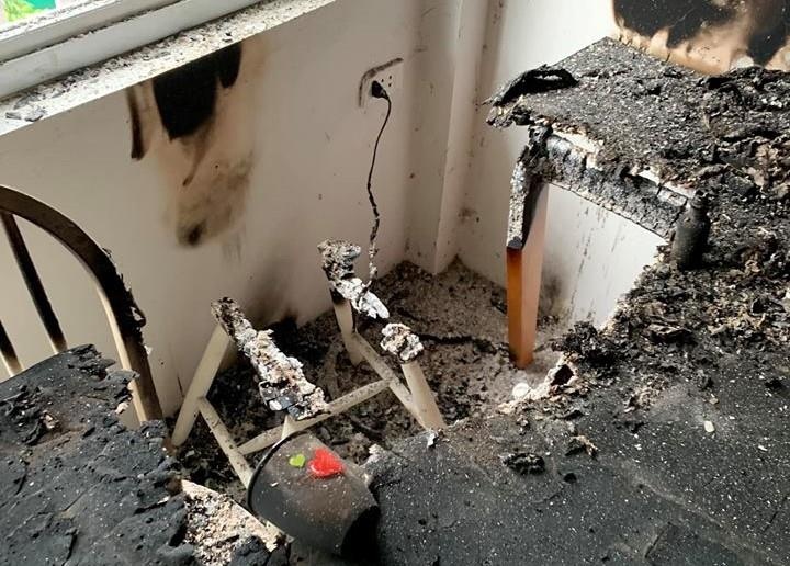 Loa Marshall Kilburn phat no o Viet Nam, chay ca goc phong hinh anh