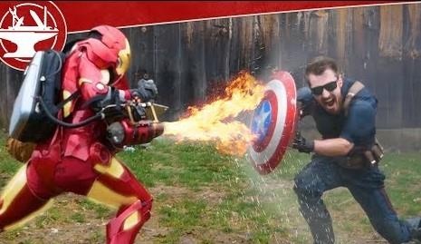 Thu thach suc ben chiec khien Captain America ngoai doi thuc hinh anh