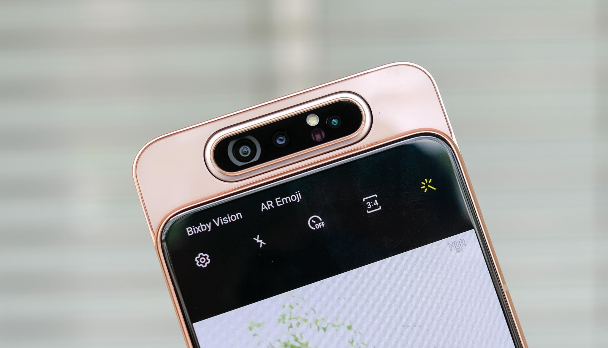 so sanh Galaxy A80 voi Oppo Reno anh 4
