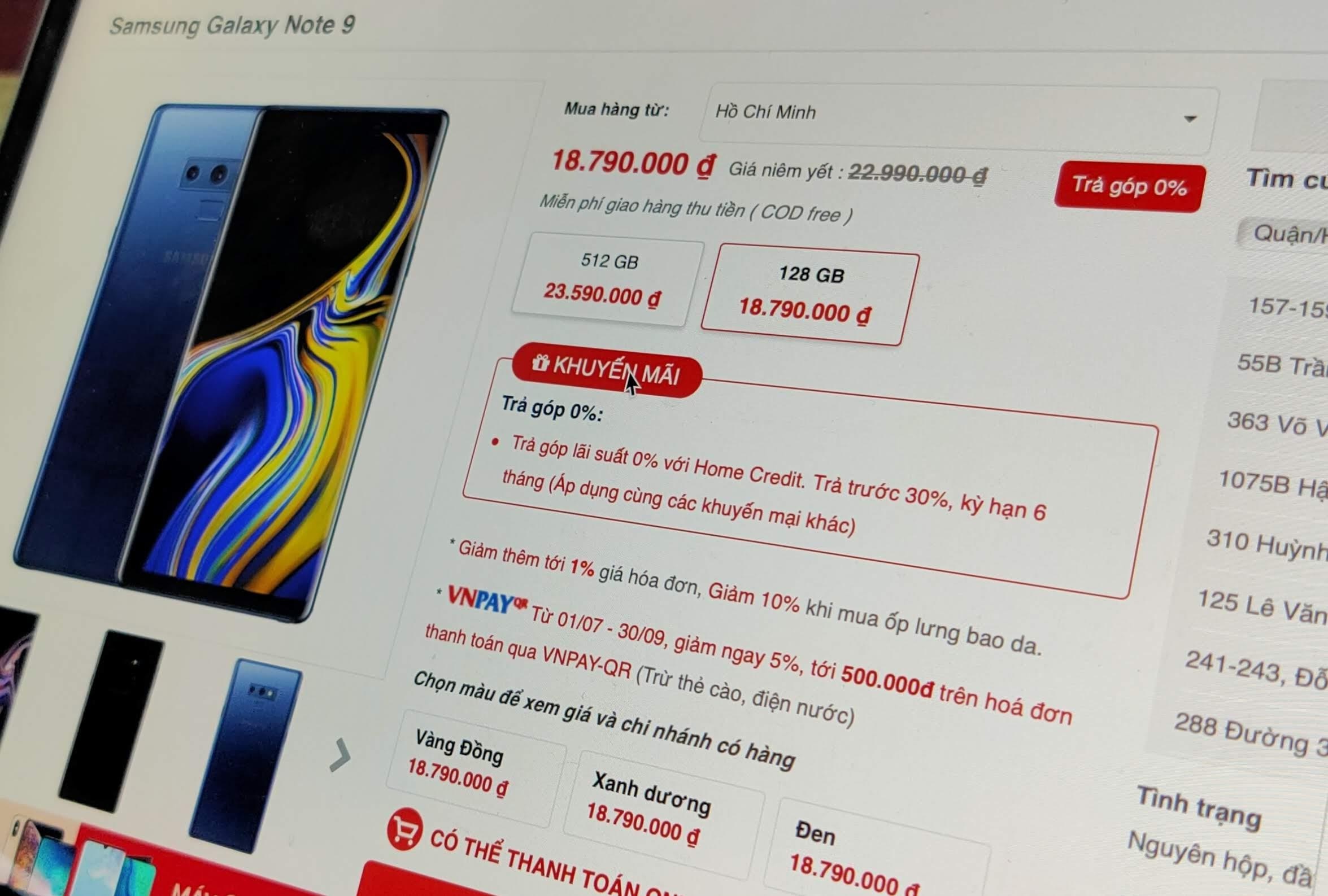 Nhiều mẫu smartphone Samsung giảm mạnh ảnh 1 Nhieu mau smartphone Samsung giam manh anh 1