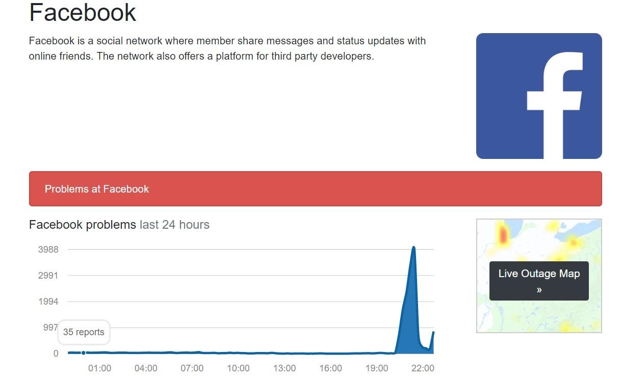 Facebook gặp sự cố ảnh 2 Facebook gap su co anh 2