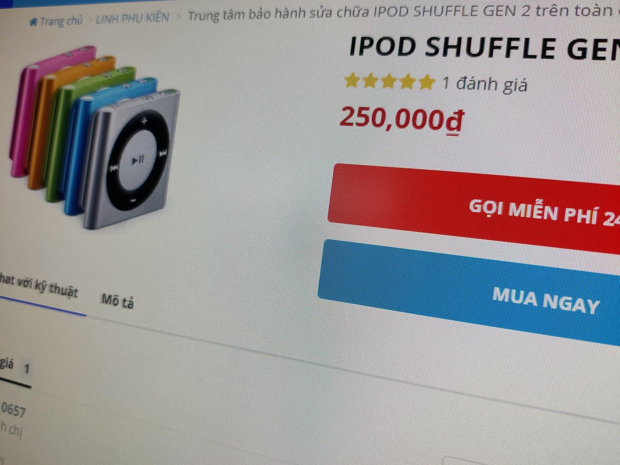 iPod giá rẻ tại Việt Nam ảnh 1 iPod gia re tai Viet Nam anh 1