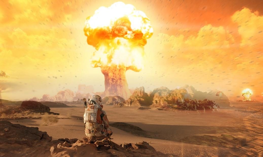 Dieu gi xay ra khi loai nguoi nem bom hat nhan tren Hoa tinh hinh anh