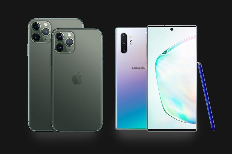 iPhone 11 Pro Max do thong so Galaxy Note10+ hinh anh