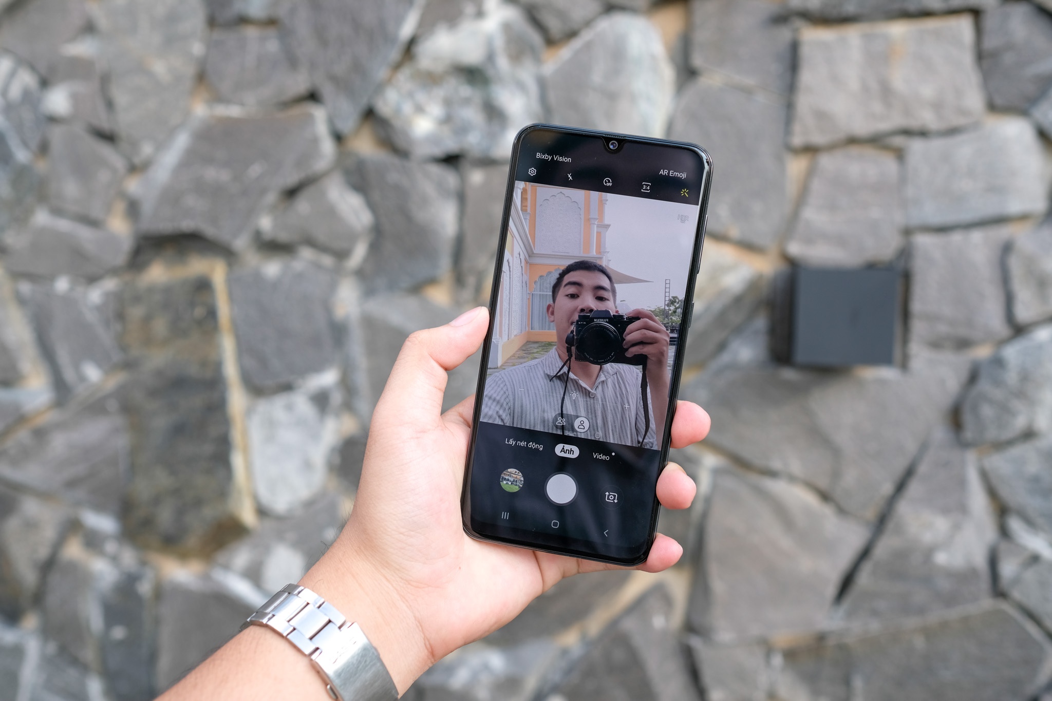 Trai nghiem Galaxy A50s anh 5