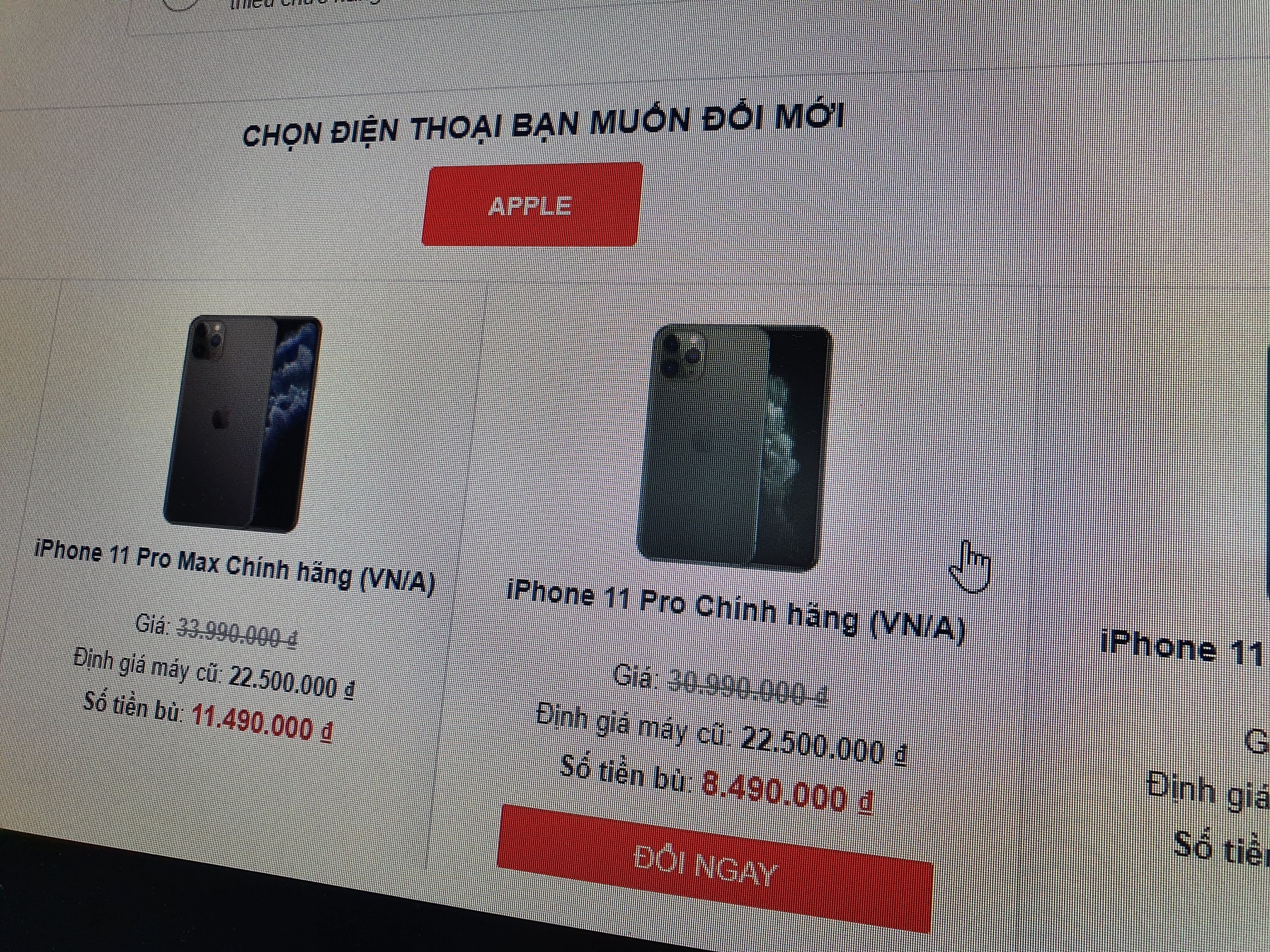 doi iPhone XS Max lay iPhone 11 Pro anh 1