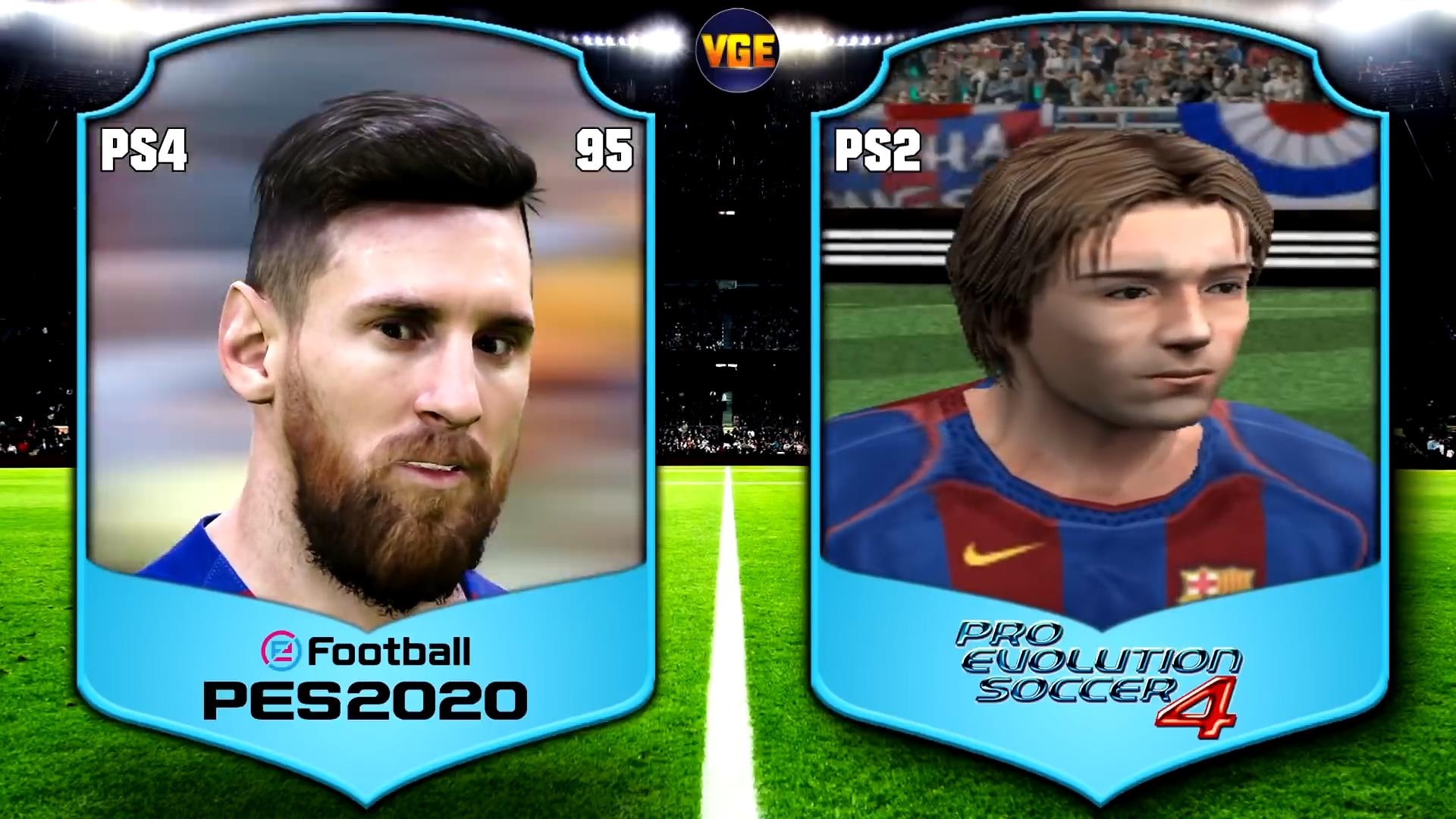 Guong mat cua Messi trong PES qua cac nam hinh anh