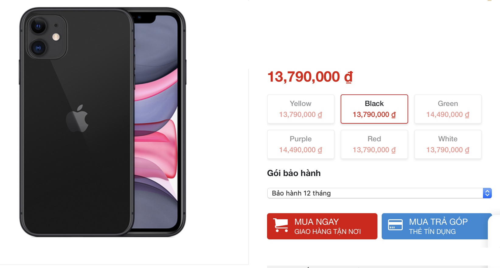 Giá bán iPhone 11 sau 2 tuần về Việt Nam ảnh 2 Gia ban iPhone 11 sau 2 tuan ve Viet Nam anh 2