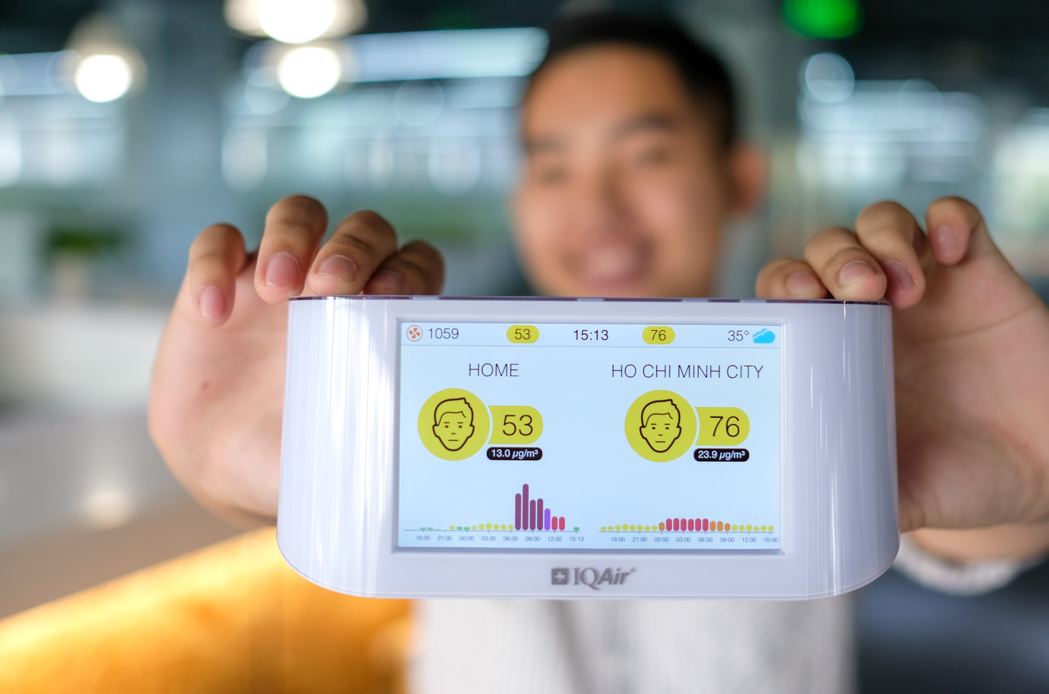 Trai nghiem may do khong khi Airvisual Pro anh 3