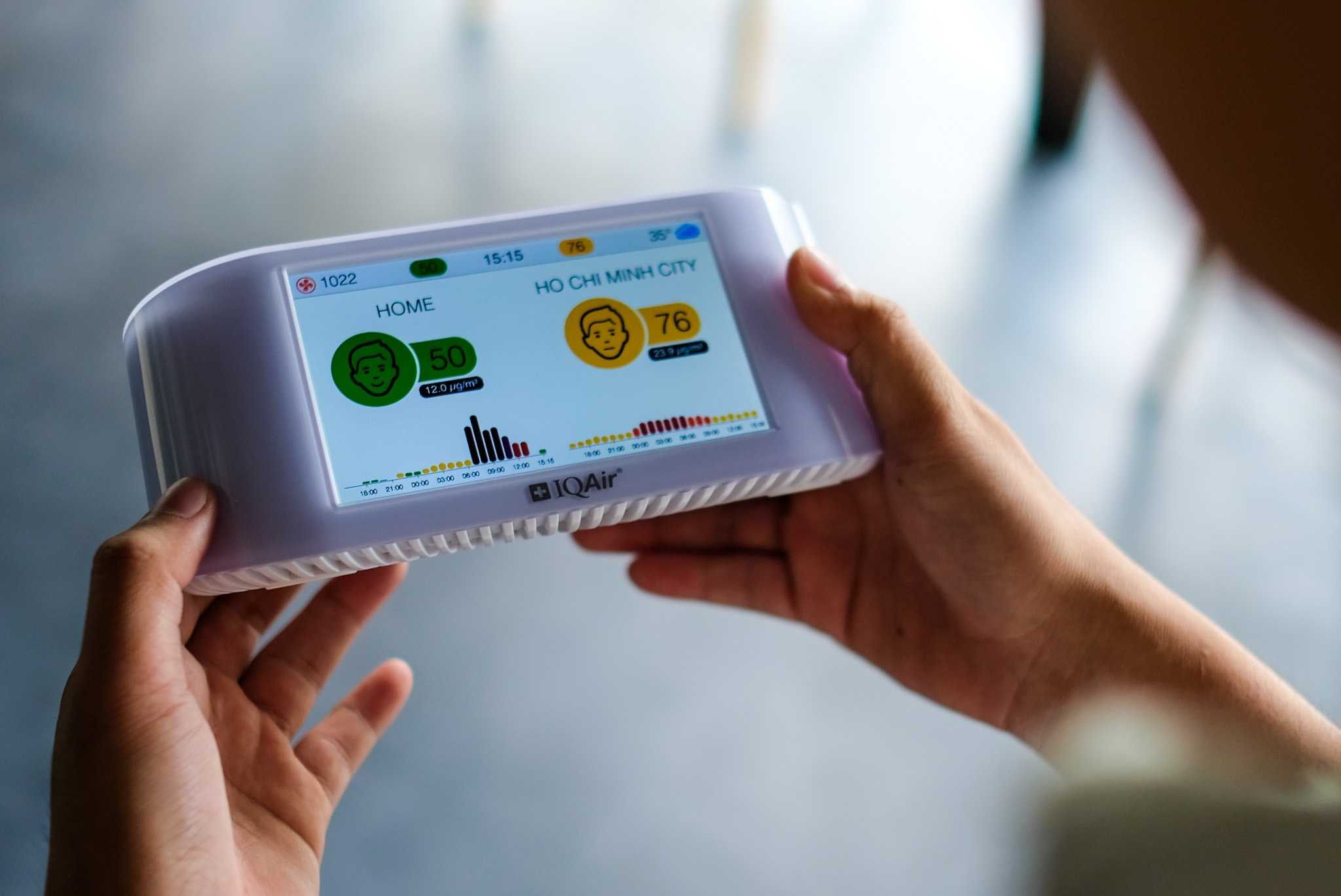 Trai nghiem may do khong khi Airvisual Pro anh 2