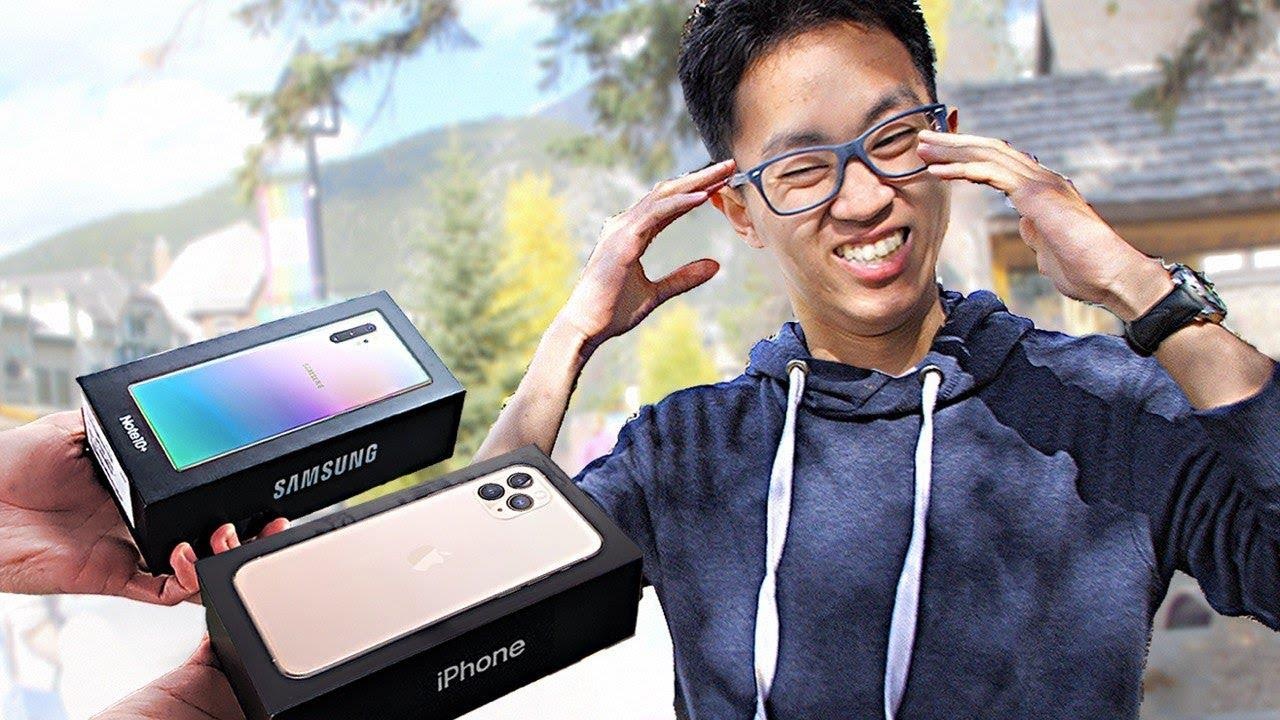 Duoc tang bom tan, ban chon iPhone 11 hay Galaxy Note10? hinh anh