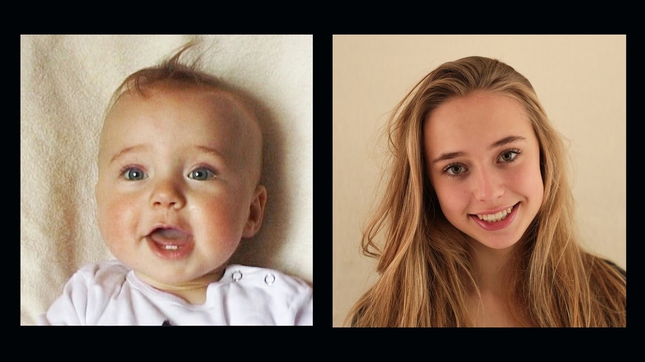 Nguoi cha ghi lai hinh anh con gai tu khi sinh den nam 20 tuoi hinh anh