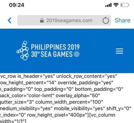 Trang web SEA Games 2019 bị sập ảnh 1 Trang web SEA Games 2019 bi sap anh 1
