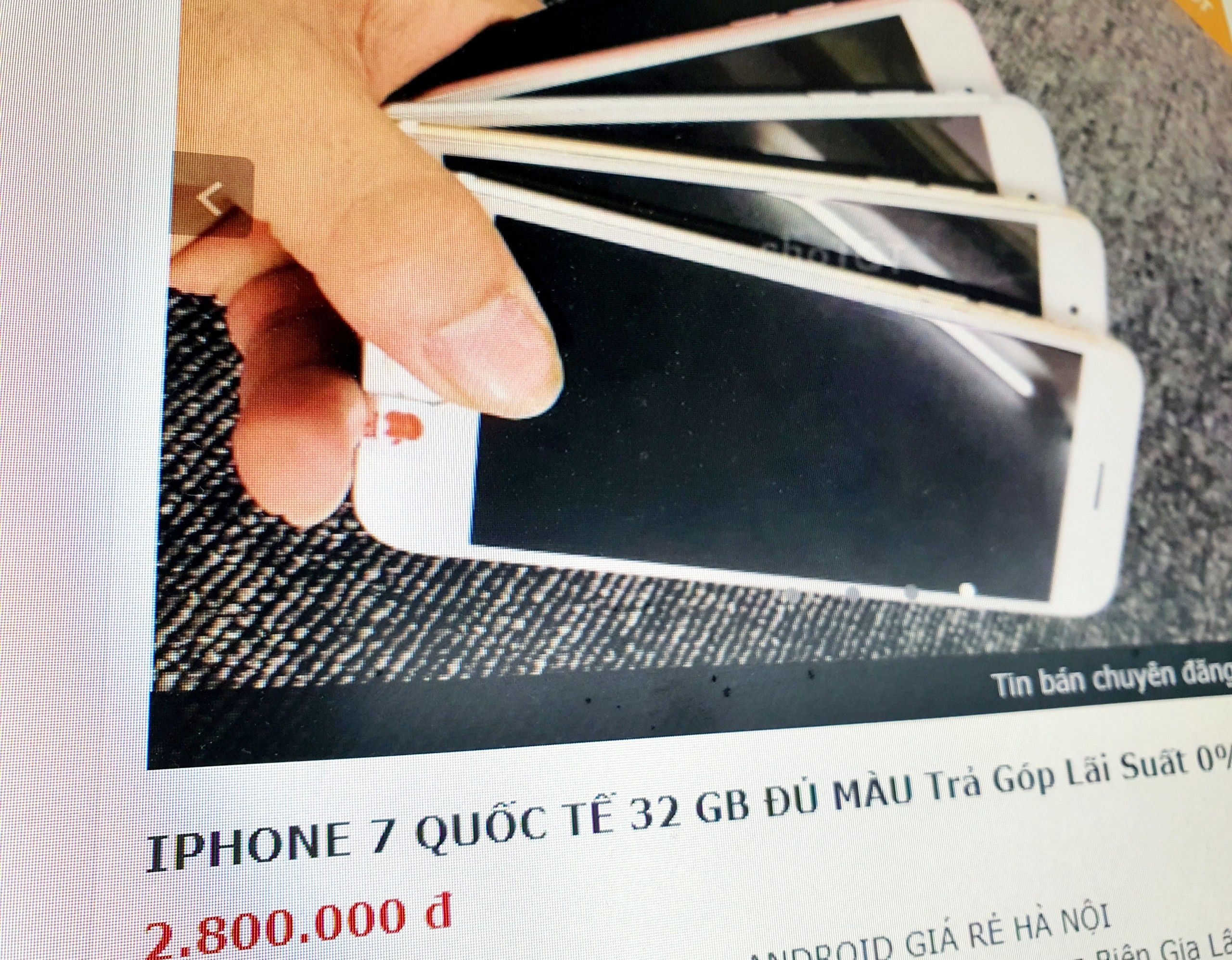 iPhone 7 xach tay giam gia, anh 1