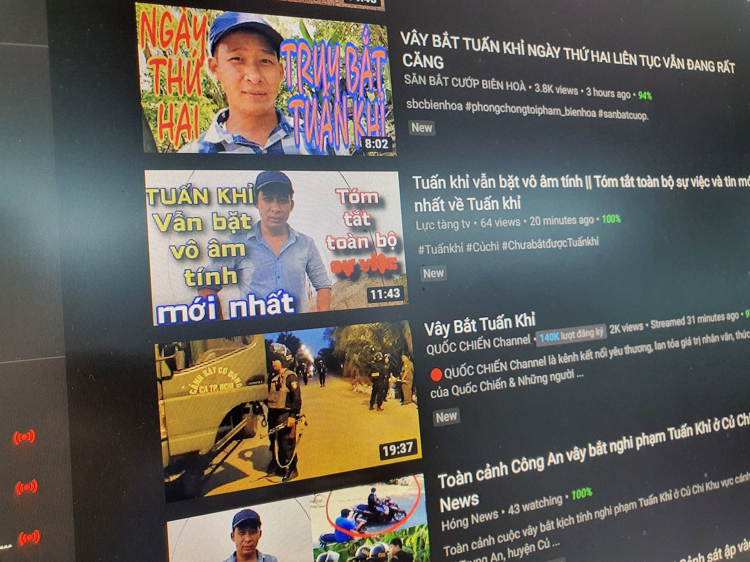 YouTuber dua nhau livestream vay bat nghi can ban 5 nguoi o Cu Chi hinh anh
