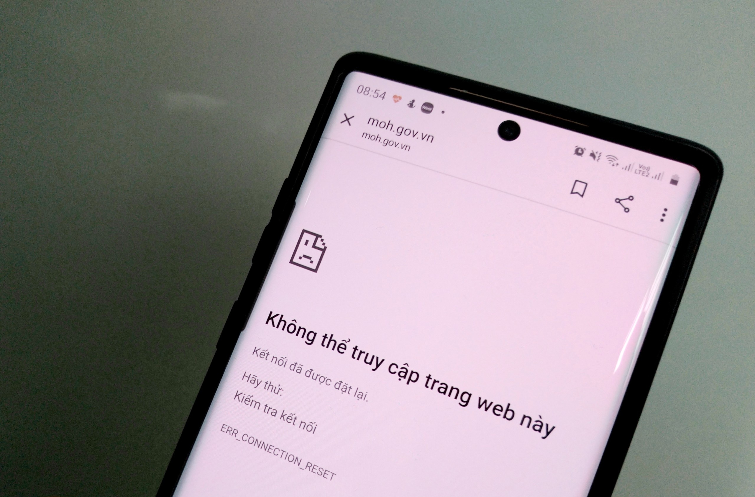 Website cua Bo Y te bi sap anh 1