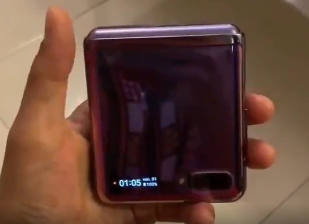 Galaxy Z Flip lo dien truoc ngay ra mat hinh anh