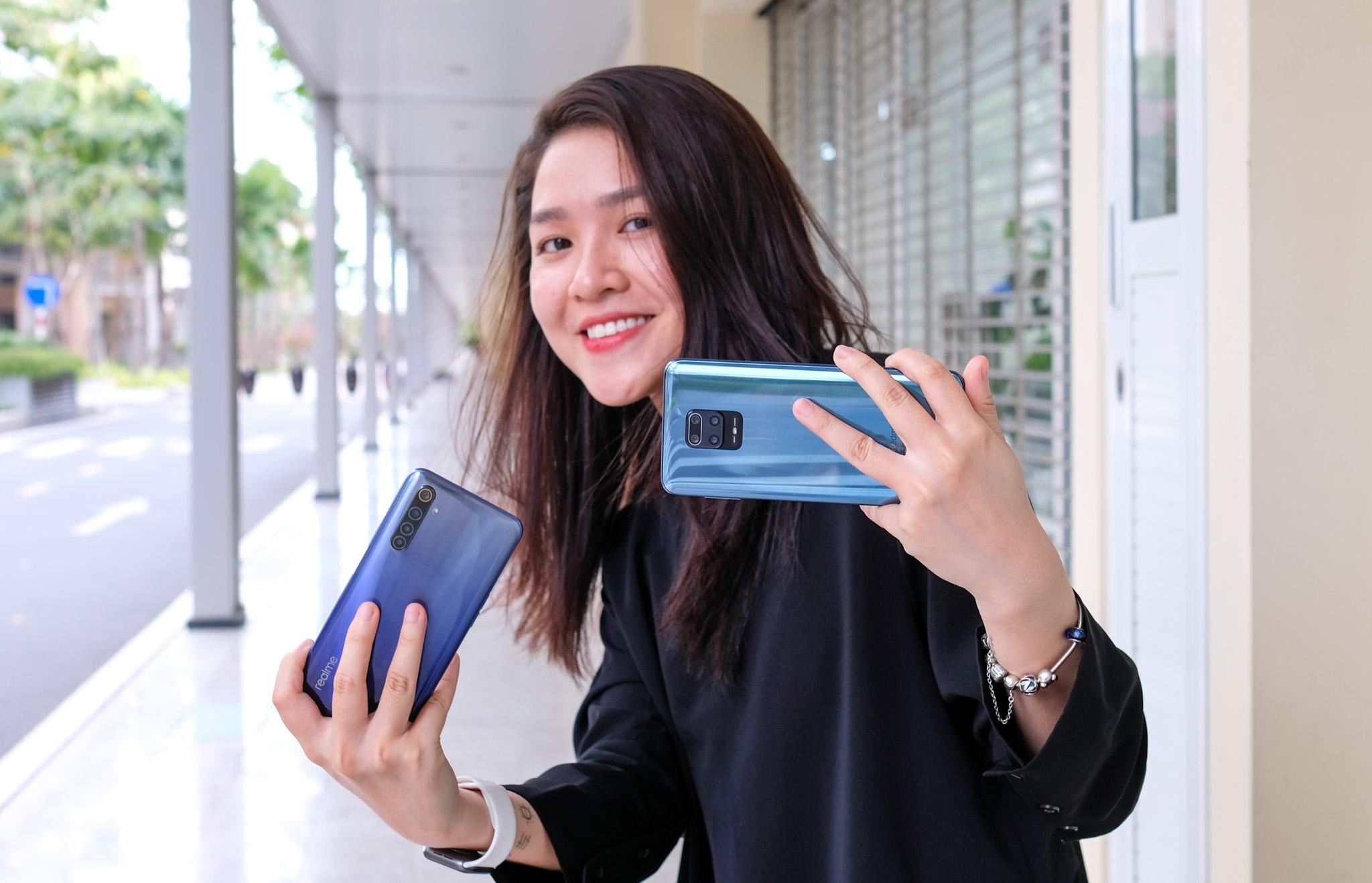 Nen mua Redmi Note 9S hay Realme 6 - 2 doi thu xung tam, gia 6 trieu hinh anh