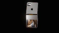 Y tuong iPhone gap, 2 man hinh hinh anh