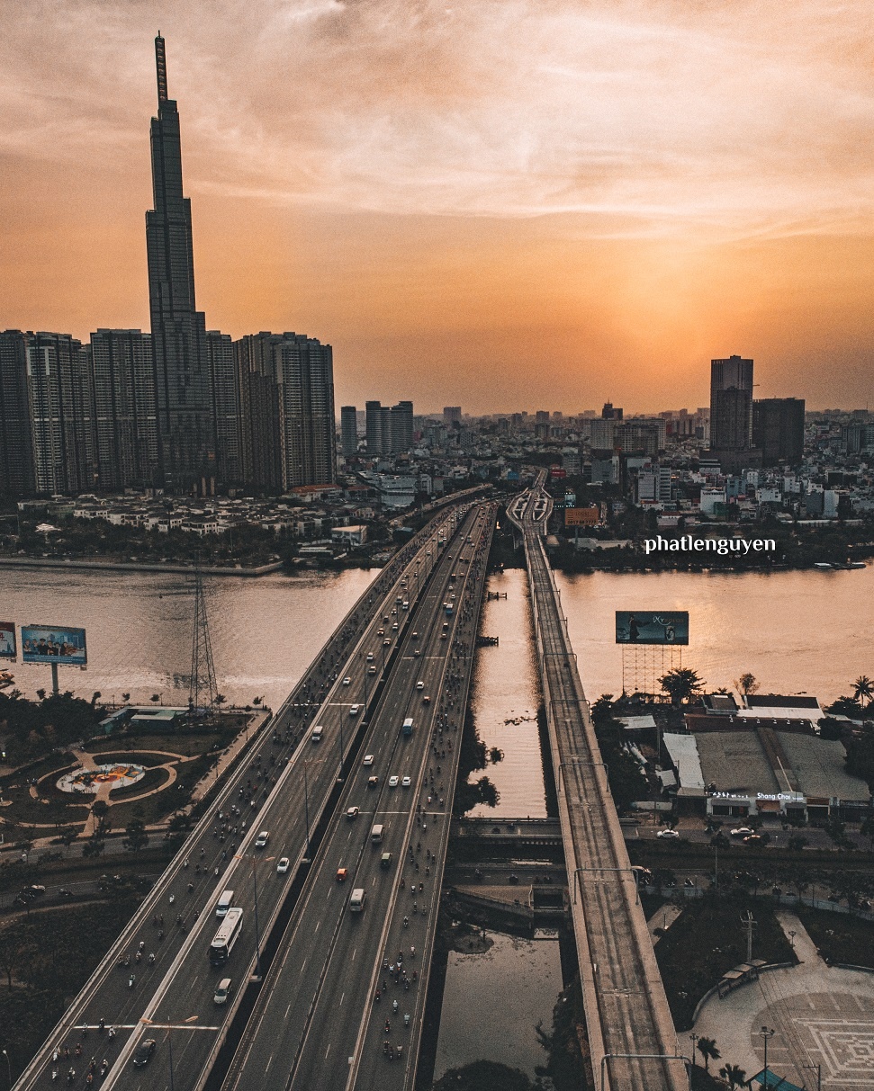 Bộ ảnh chụp Sài Gòn từ trên cao ảnh 10 Bo anh chup Sai Gon tu tren cao anh 10